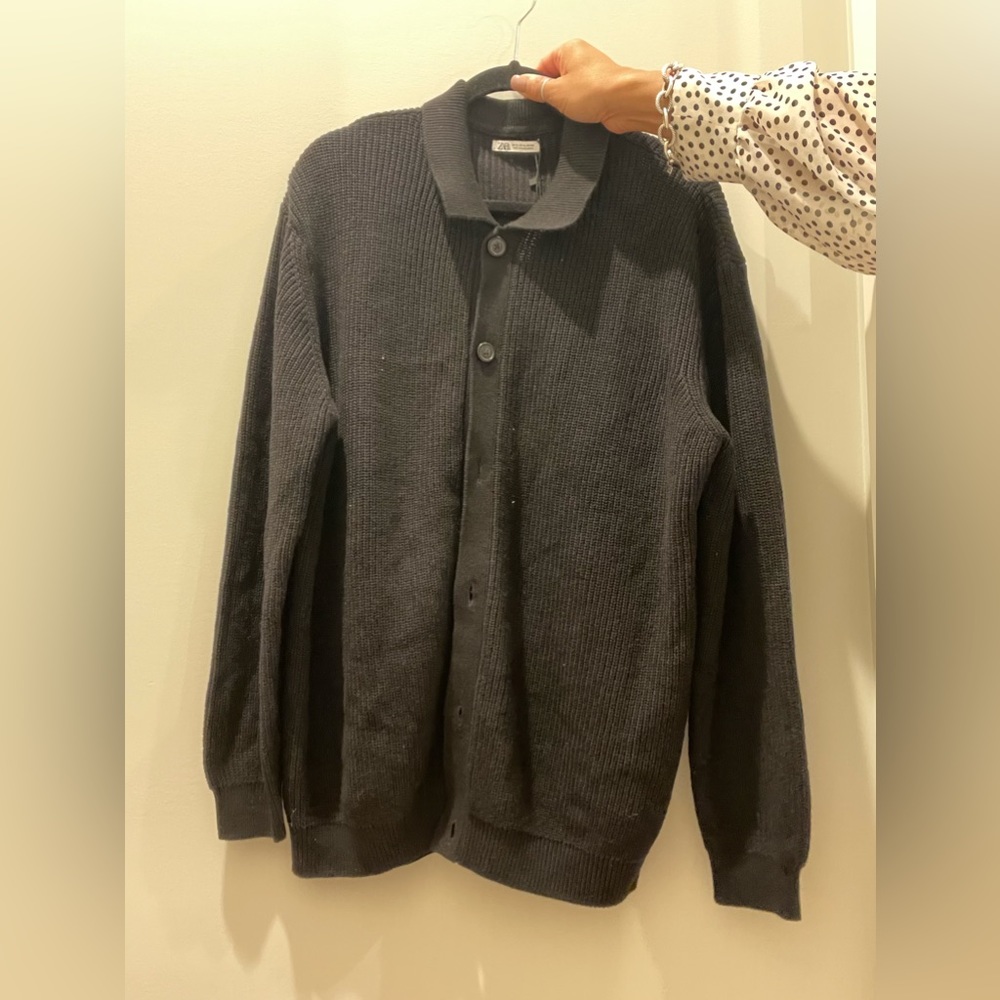 ZARA, Men, long sleeve cardigan